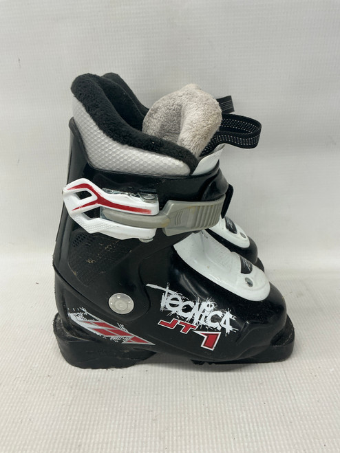 Vist Large View of Product Image Which is Used Tecnica JT 1 Boys DH Ski Boot Black 150 MP - Y08