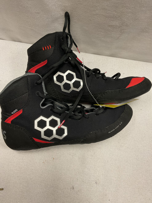 Vist Large View of Product Image Which is Used Rudis Wrestling Shoes Black Senior 10.5