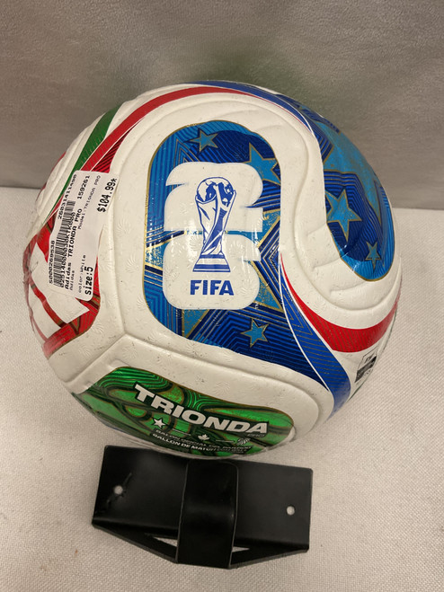 Vist Large View of Product Image Which is Used Adidas TRIONDA PRO All Size Soccer Ball White 5