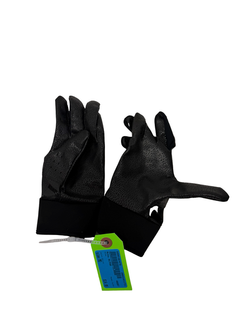 Vist Large View of Product Image Which is Used Nike ALPHA Adult Batting Gloves Black MD