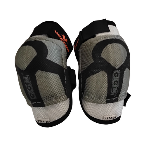 Vist Large View of Product Image Which is Used CCM VECTOR Youth Elbow Pads MD