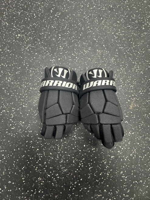 Vist Large View of Product Image Which is Used Warrior BURN NEXT Lacrosse Gloves Junior Black SM