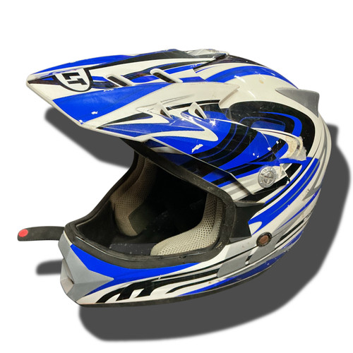 Vist Large View of Product Image Which is Used Bilt REDEMPTION YTH LARGE Junior Helmet Royal Blue LG