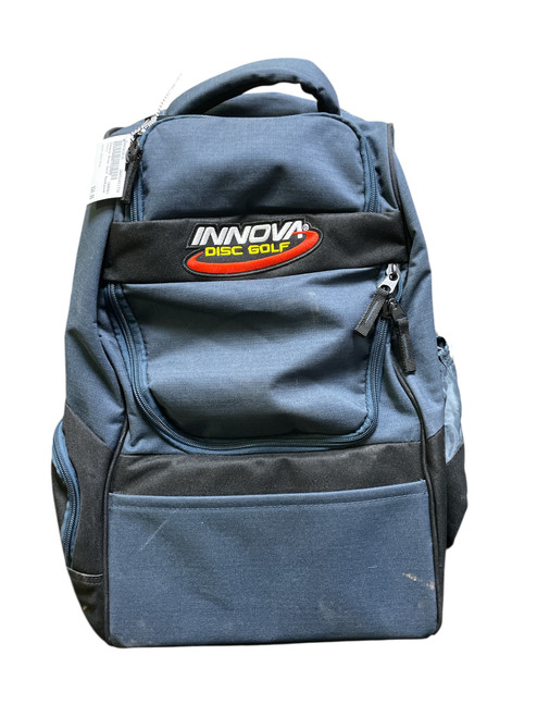 Vist Large View of Product Image Which is Used Innova Disc Golf Backpack Navy Blue