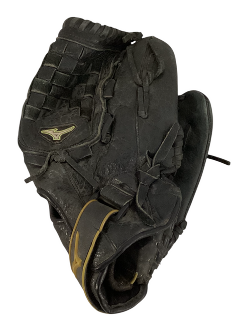 Vist Large View of Product Image Which is Used Mizuno 1256D2 Baseball/Softball Glove Right Hand Throw Black 12 1/2"