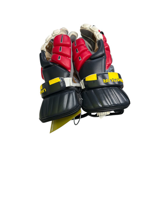 Vist Large View of Product Image Which is Used Under Armour LACROSSE GLOVES Lacrosse Gloves Mens Black 13"