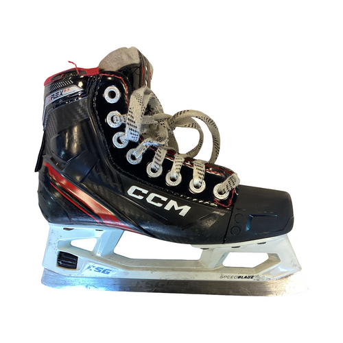 Vist Large View of Product Image Which is Used CCM CCM EFLEX 6.5 GOALIE SKATES YH 13.5 Youth Hockey Skate Youth 13.5
