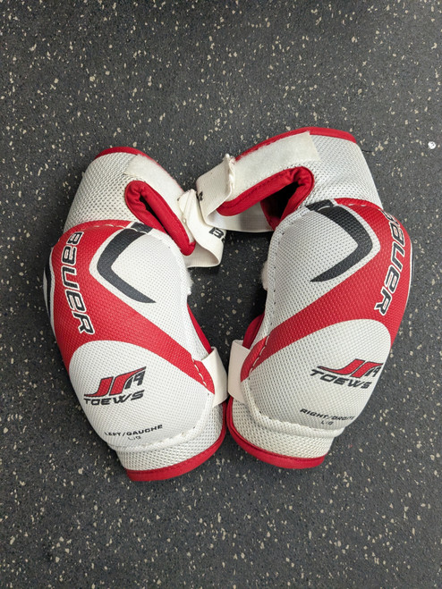 Vist Large View of Product Image Which is Used Bauer JR19 Senior Elbow Pads LG