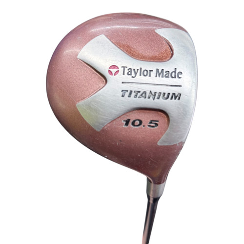 Vist Large View of Product Image Which is Used Taylormade TITANIUM Mens Driver RH 10.5 Degree