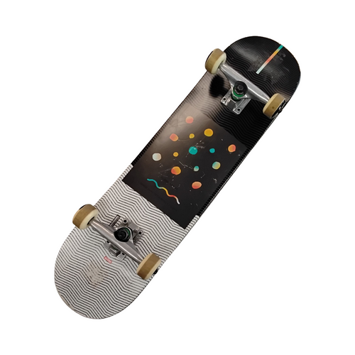 Vist Large View of Product Image Which is Used Globe Complete Skateboard Black 8"