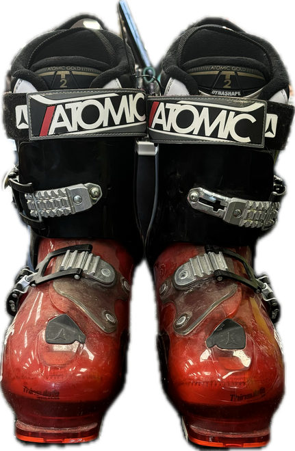 Vist Large View of Product Image Which is Used Atomic LIVEFIT130 Mens DH Ski Boot Black 305 MP - M12.5