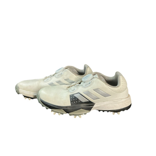 Vist Large View of Product Image Which is Used Adidas Jr Golf Shoes White Junior 02