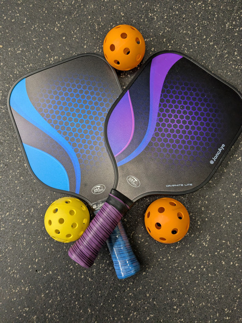 Vist Large View of Product Image Which is Used JONCAYE PADDLE SET Pickleball Racquet None