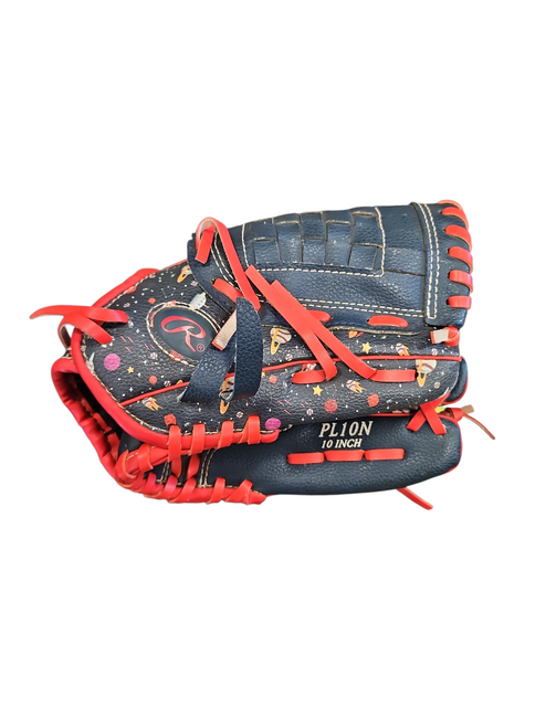 Vist Large View of Product Image Which is Used Rawlings PLAYERS SERIES 10IN BB/SB Glove T-ball Red 10"
