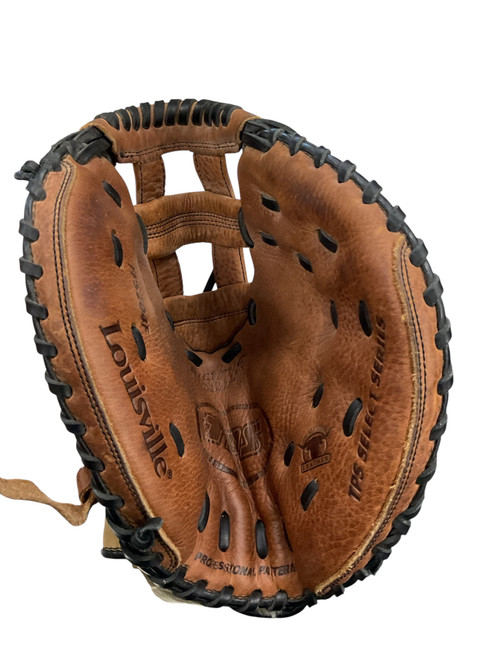 Vist Large View of Product Image Which is Used Louisville Slugger TPS BB/SB First Base RH Throw Brown 12"