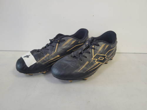 Vist Large View of Product Image Which is Used Lotto Soccer Cleats Black Junior 04