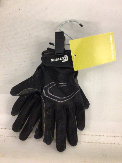Vist Large View of Product Image Which is Used Cutters BB/SB Batting Gloves Black SM