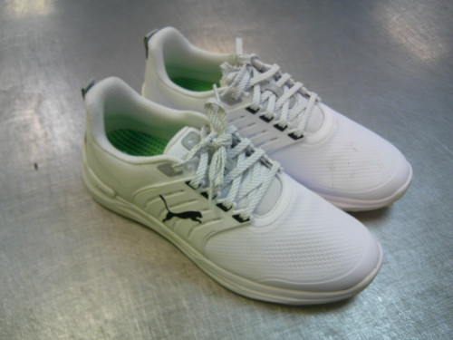 Vist Large View of Product Image Which is Used Puma Mens Golf Shoes White Senior 9.5