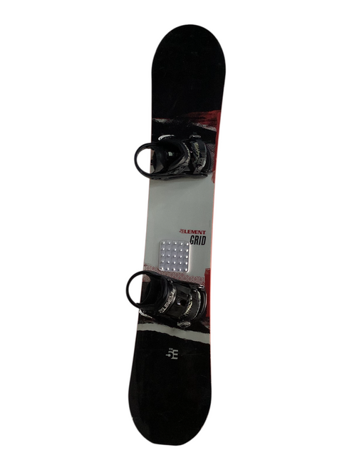 Vist Large View of Product Image Which is Used 5TH ELEMENT GRID Mens Snowboard With Bindings Black 