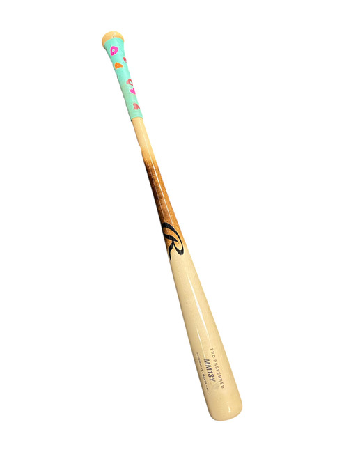 Vist Large View of Product Image Which is Used Rawlings PRO PREFERRED MM13Y BB/SB Wood Bat 31"
