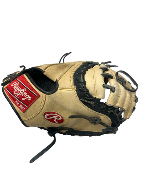 Vist Large View of Product Image Which is Used Rawlings GGE33CBCM BB/SB Catchers RH Throw Black And Natural 33"
