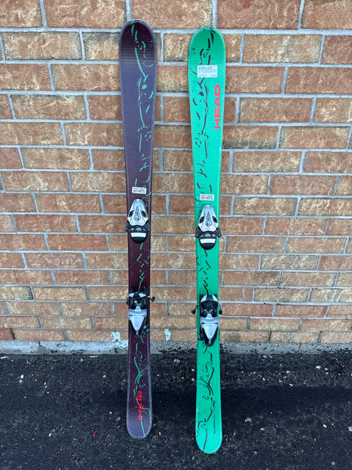 Vist Large View of Product Image Which is Used Head AIRCOAT HGT1 TWINTIP Boys DH Ski/Binding Green 140 cm