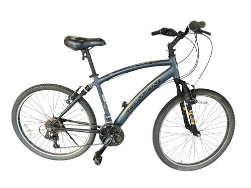 Vist Large View of Product Image Which is Used Ozone BLACK CANYON Mountain Bike Mens Grey 43-47cm - 17-18" - MD Frame