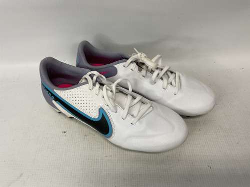 Vist Large View of Product Image Which is Used Nike Soccer Cleats White Senior 8.5