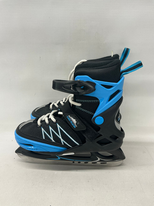 Vist Large View of Product Image Which is Used Lake Placid ADJ 11-2 Boys Softboot Skate Black Adjustable