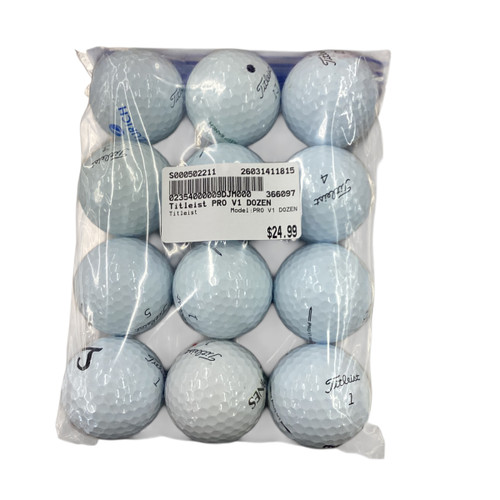 Vist Large View of Product Image Which is Used Titleist PRO V1 DOZEN 12 Pack - Golf Balls