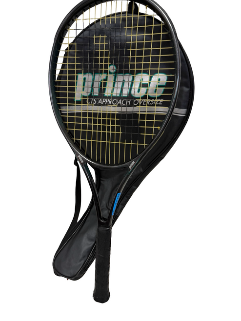 Vist Large View of Product Image Which is Used Prince CTS APPROACH OVERSIZE Adult Tennis Racquet 4 1/4"