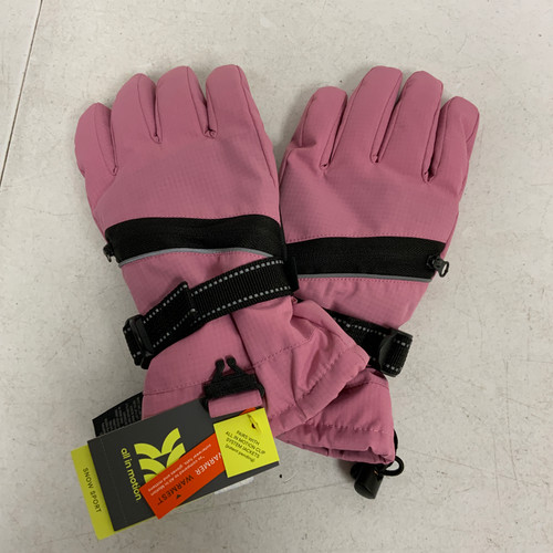 Vist Large View of Product Image Which is Used Outerwear Girls Gloves Pink Junior