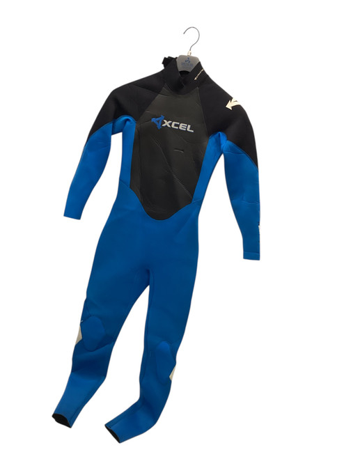 Vist Large View of Product Image Which is Used Xcel XPLORER 3/2 Junior Full Suit Black And Royal Blue JR 12