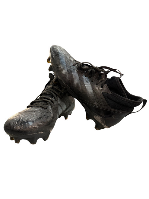 Vist Large View of Product Image Which is Used Adidas Youth FB Cleats Black Youth 09.0