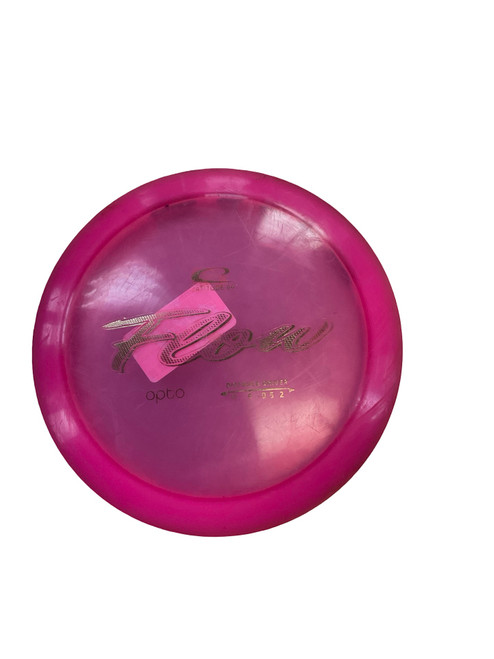 Vist Large View of Product Image Which is Used Latitude 64 OPTO FLOW Disc Golf Driver Pink 173g