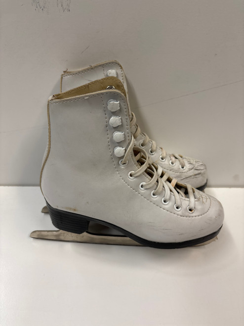 Vist Large View of Product Image Which is Used Girls Figure Skate White Junior 01