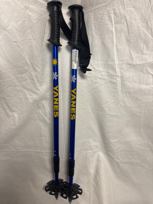 Vist Large View of Product Image Which is Used Yanes HIKING POLE Mens XC Ski Poles Royal Blue Snow Shoe Pole