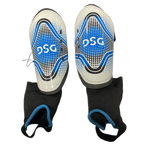 Vist Large View of Product Image Which is Used Dsg Soccer Shin Guards Junior Royal Blue LG