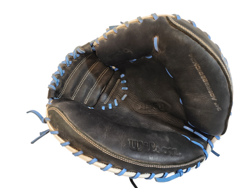 Vist Large View of Product Image Which is Used Wilson A950 BB/SB Catchers RH Throw Black 34"