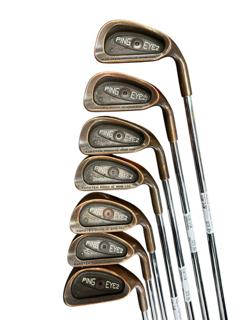 Vist Large View of Product Image Which is Used Ping EYE 2 Copper CeBu Mens Iron Set RH 3I-8i / SW