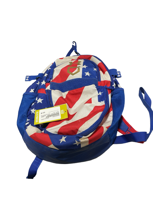 Vist Large View of Product Image Which is Used Under Armour R/W/B BACKPACK BAG BB/SB Player Backpack White/Red/Navy