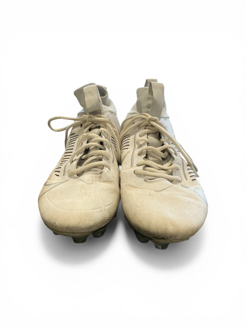 Vist Large View of Product Image Which is Used Nike LAX Cleats Mens White Senior 9