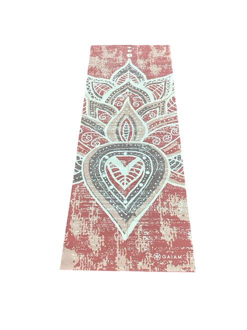 Vist Large View of Product Image Which is Used Gaiam Yoga Mat Maroon