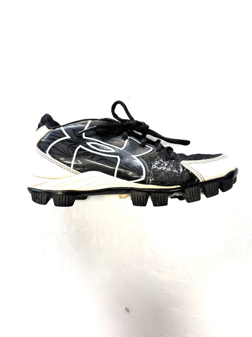 Vist Large View of Product Image Which is Used Under Armour .CLEAT BB/SB Cleats Black Junior 03