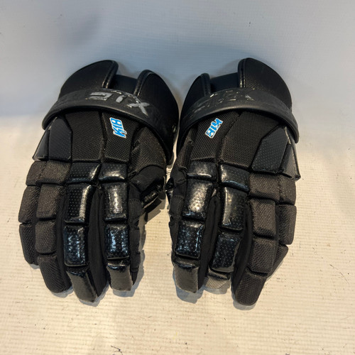 Vist Large View of Product Image Which is Used STX K . 18 Lacrosse Arm Pads/Guards Black LG