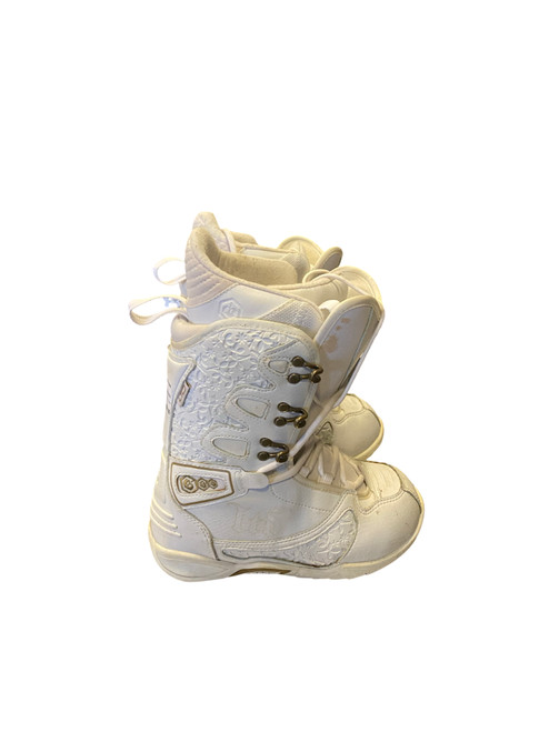 Vist Large View of Product Image Which is Used Burton LTD Womens Snowboard Boots White Senior 6