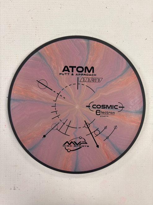 Vist Large View of Product Image Which is Used MVP ATOM DISC Disc Golf Putter Pink