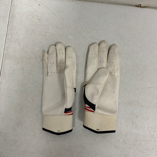 Vist Large View of Product Image Which is Used Nike BB/SB Batting Gloves White MD