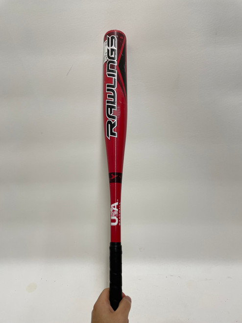 Vist Large View of Product Image Which is Used Rawlings Rush alloy BB/SB T-Ball Bat Red 27"