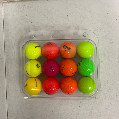 Vist Large View of Product Image Which is Used ASSORTED COLOR 12 Pack - Golf Balls